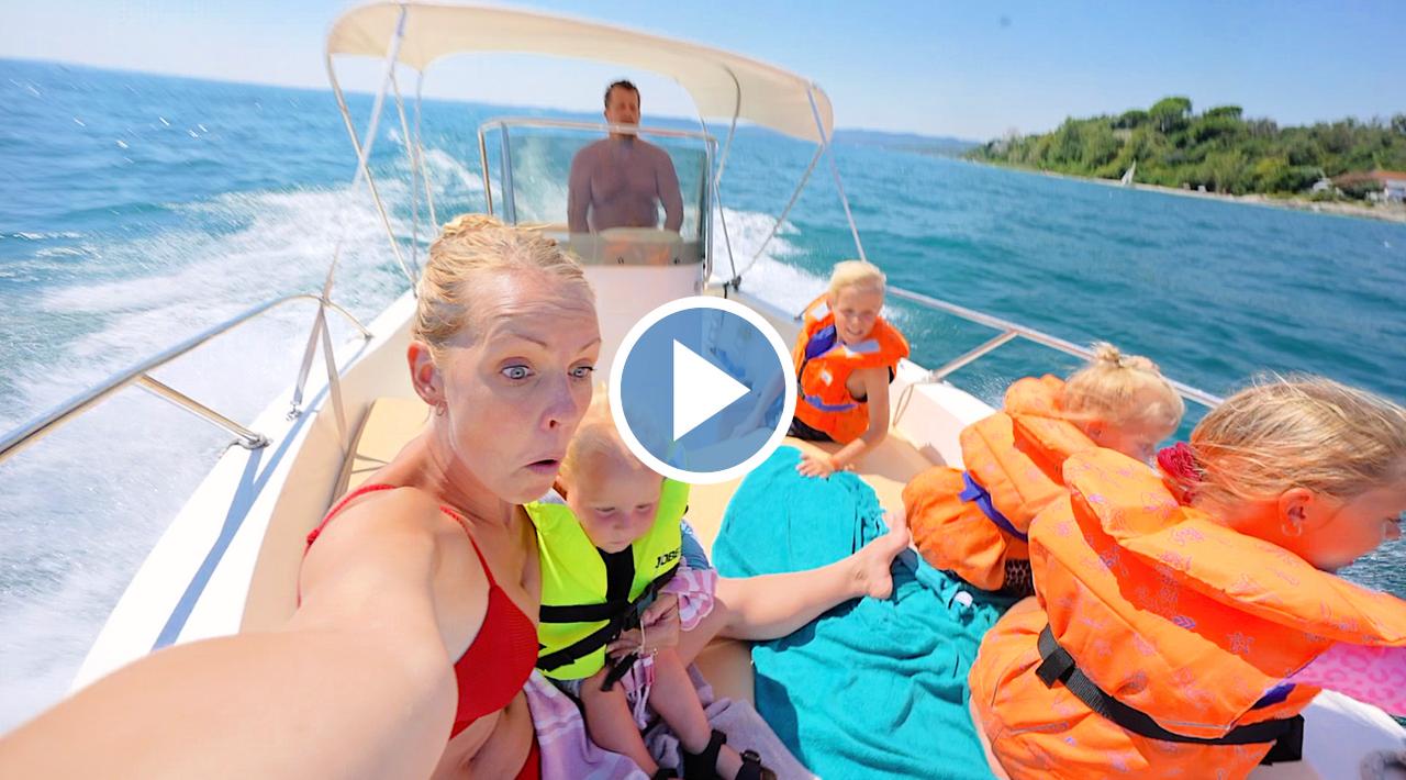 NiET NORMAAL DAT WE HiER ZiJN BELAND MET DE BOOT |GARDAMEER | (Europa